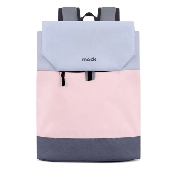 MACK MCE-1302 14.1 ZEN Eco Günlük Sırt Çantası Pembe Gri ürün görseli 1