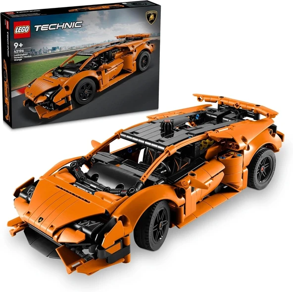 LEGO Technic 42196 Lamborghini Huracán Tecnica Turuncu 806 Parça ürün görseli 1