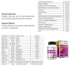 Suda Vitamin Multifem 50+ 50 Kapsül - Resim 2