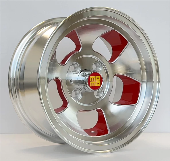 6.5 X 13 EXP-E2301 4X98 ET-10 60.1 RED MACHINED+MILLING ürün görseli 1