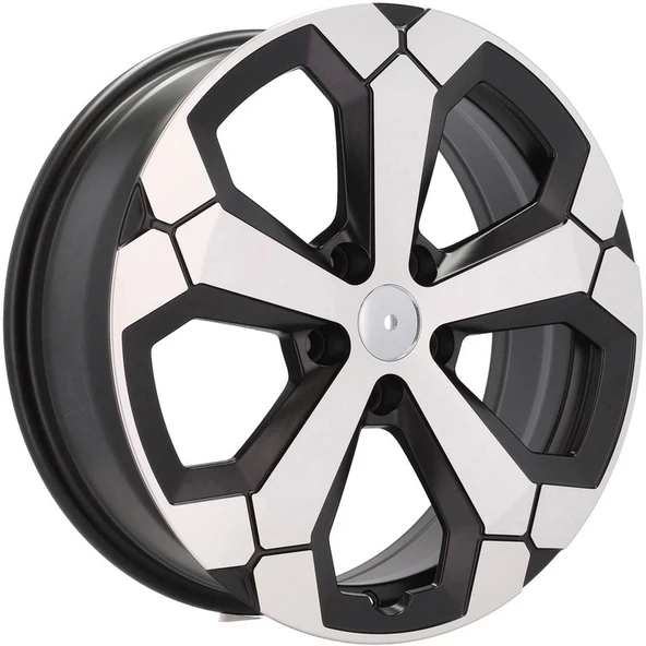 6.5 X 16 BKY-1274 5X114.3 ET40 66.1 BLACK MACHINED XL ürün görseli 1