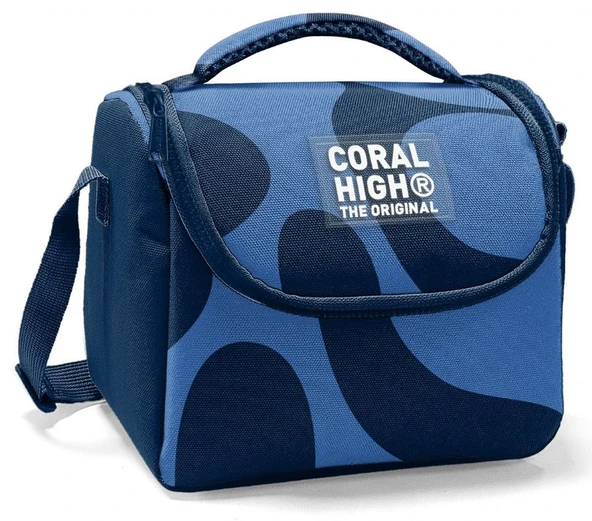 Coral High Beslenme Çantası 22788, Erkek Çocuk, Lacivert Mavi Renkli Çizgili, Isı Yalıtımlı ürün görseli 1