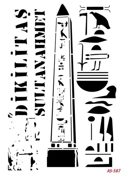 A4 SERİSİ STENCIL AS587 21X29 ürün görseli 1