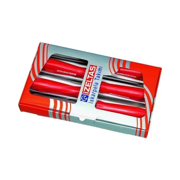 İzeltaş 5010 00 8106 Iskarpela Takımı 6 Parça ürün görseli 1