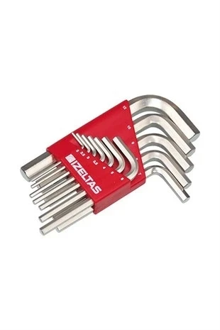 İzeltaş 4901003112 Allen Anahtar Takımı SAE 12'li Set ürün görseli 1