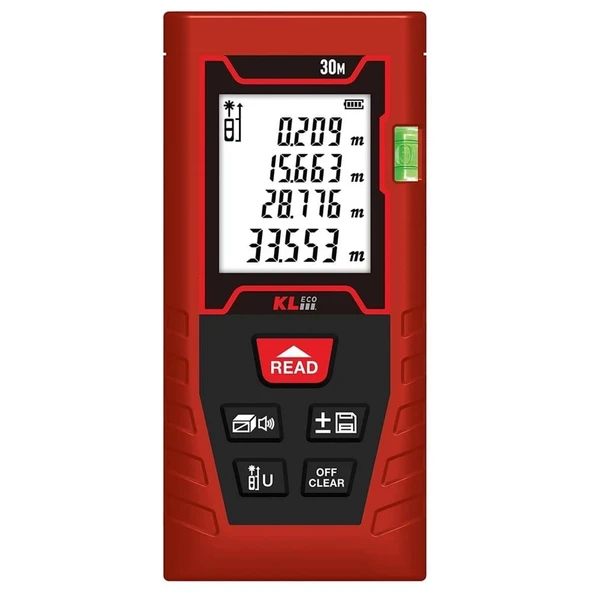 KL ECO KE30LM 30 Metre Lazer Metre Mesafe Ölçer ürün görseli 1