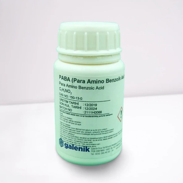 Galenik Para Amino Benzoik Acid 50 Gr ( Paba ) ürün görseli 1