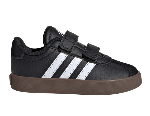 adidas VL Court 3.0 Bebek Siyah Spor Ayakkabı ID9156 ürün görseli 1