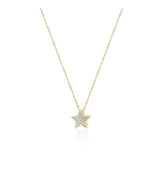 Stars Altın Kolye ürün görseli 1