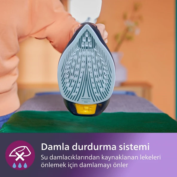 Philips Azur Buharlı Ütü Lacivert Dst7510/80 - Resim 5