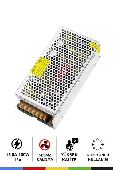 Peace B2887 Metal Adaptör 24V 20A Silver - Resim 2