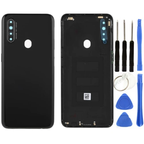 Oppo A31 Uyumlu (Lensli) Full Kasa Arka Kapak Siyah + Tamir Seti ürün görseli 1