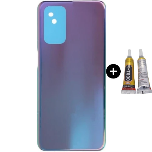 Oppo A54 Uyumlu Arka Pil Kapağı Mavi + B7000 ürün görseli 1