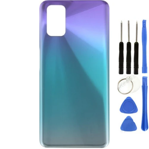 Oppo A52 2020 Uyumlu Arka Pil Kapağı Mavi + Tamir Seti ürün görseli 1
