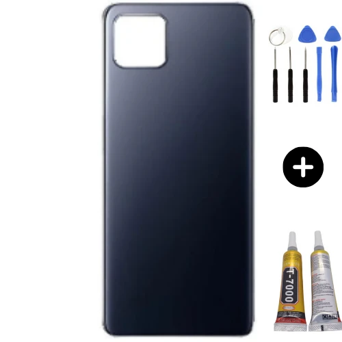 Oppo A73 Uyumlu Arka Pil Kapağı Siyah + Montaj Seti ürün görseli 1