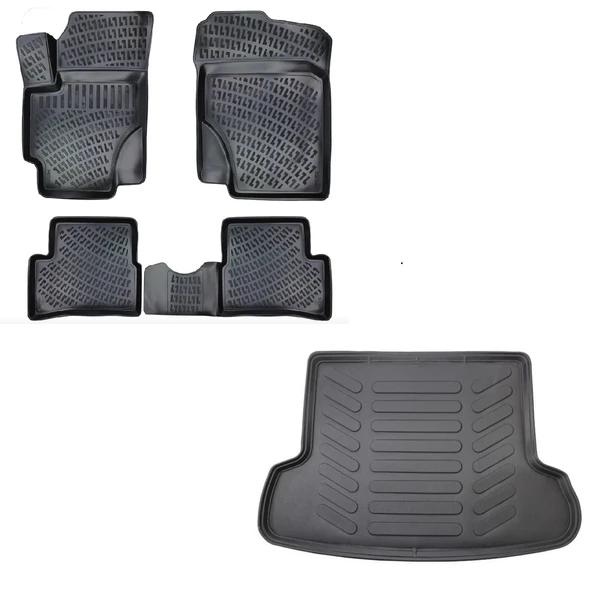 Hyundai Accent Era 2006-2012 3D Paspas+Bagaj Havuzu Seti ürün görseli 1