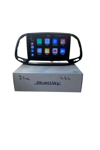 Fiat Doblo 2014-2020 BLUEWAY 4-64 PROFESYONEL OEM MULTİMEDİA ürün görseli 1
