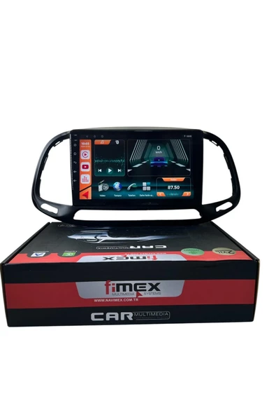 Fiat Doblo 2014-2020 FİMEX 4-64 (FANLI) DSPLİ PRO OEM MULTİMEDİA ürün görseli 1