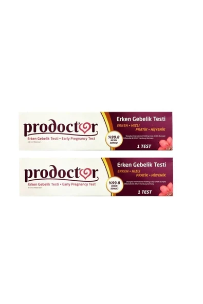 PRODOCTOR ERKEN GEBELİK TESTİ 2 ADET ürün görseli 1