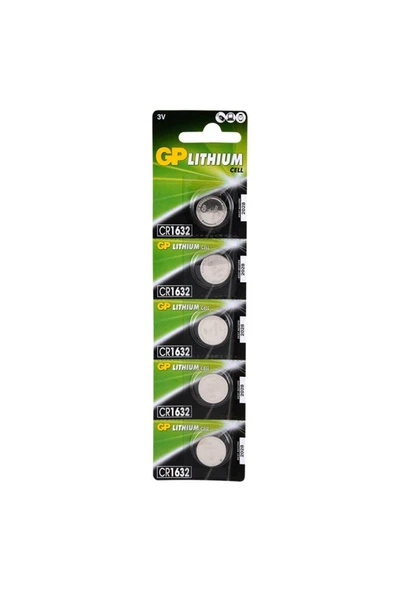 Cr1632 3v Lithium 5li Kartela ürün görseli 1