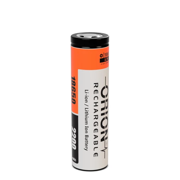 Orion 18650 3.7V 2200mAh Şarj Edilebilir Li-ion Pil ürün görseli 1