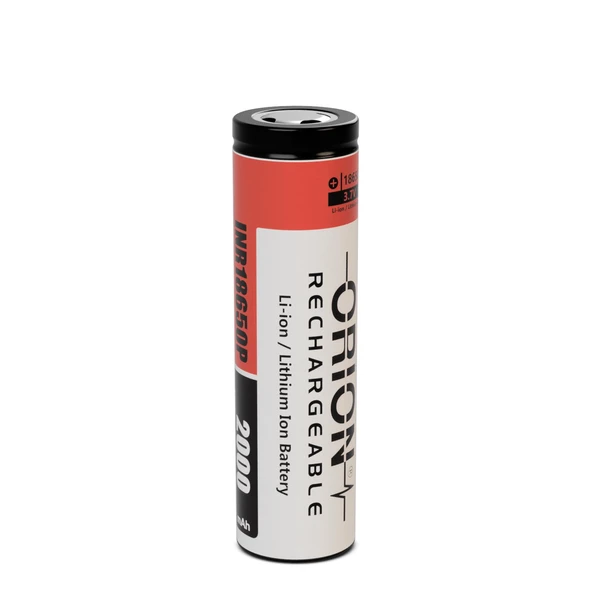 Orion 18650P 3.7V 2000mAh 15C Şarj Edilebilir Li-ion Pil ürün görseli 1