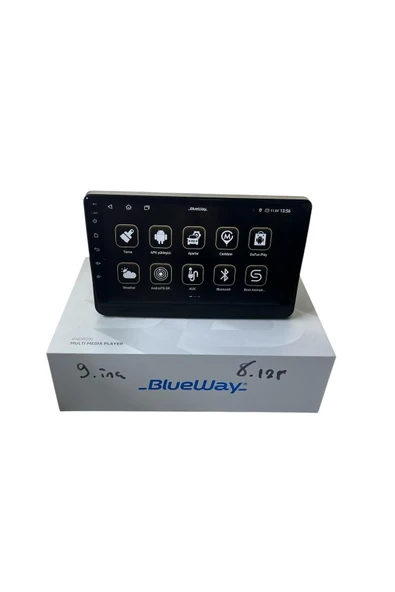 Fiat Panda 2003-2012 BLUEWAY 8-128 TAM PROFESYONEL OEM MULTİMEDİA - Resim 2