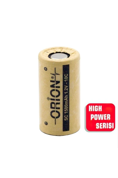 1.2v Ni-cd Sc 1500mah Şarj Edilebilir Pil - Hp ürün görseli 1