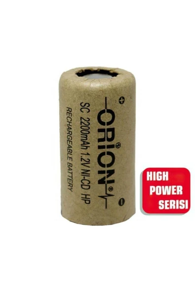 1.2v Ni-cd Sc 2200mah Şarj Edilebilir Pil - Hp ürün görseli 1