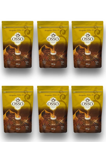 Osso 6'li Osmanlı Kahvesi(6X200=1200gr) ürün görseli 1