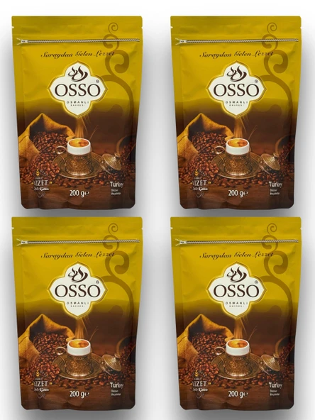 Osso 4’lü Osmanlı Kahvesi(4X200=800gr) ürün görseli 1
