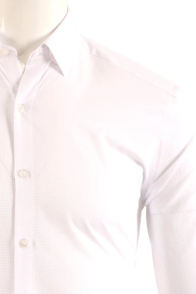 Erkek Slim Fit Gömlek - Resim 5