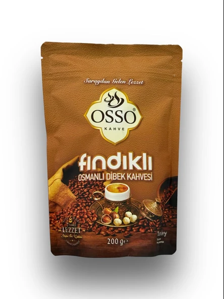 Osso Fındıklı Osmanlı Dibek Kahvesi 200 gr ürün görseli 1