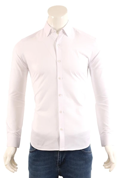 Erkek Slim Fit Gömlek - Resim 3