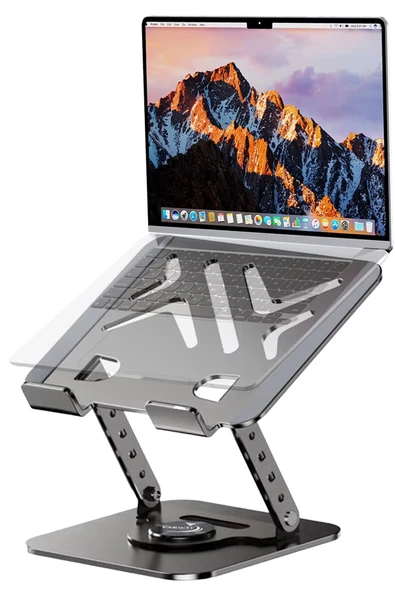 Farway Metal Laptop Macbook Notebook Standı 2 Kademeli 360 Derece Ayarlanılabilir ürün görseli 1