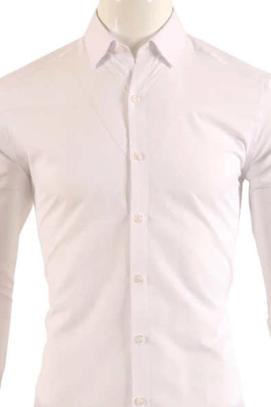 Erkek Slim Fit Gömlek - Resim 4