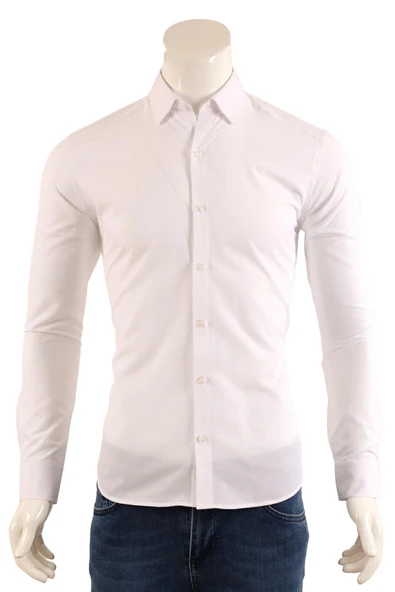 Erkek Slim Fit Gömlek - Resim 3