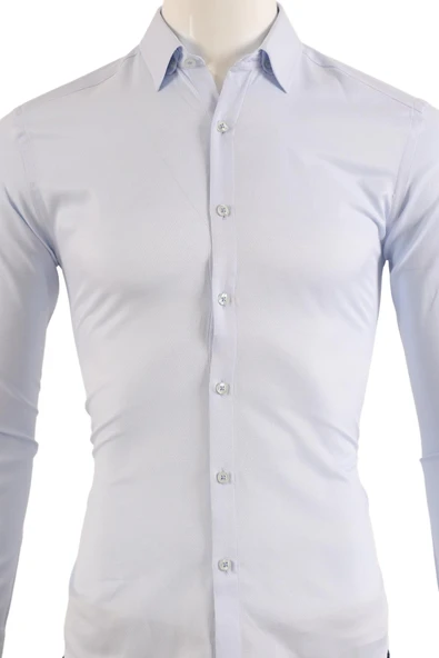 Erkek Slim Fit Gömlek - Resim 8