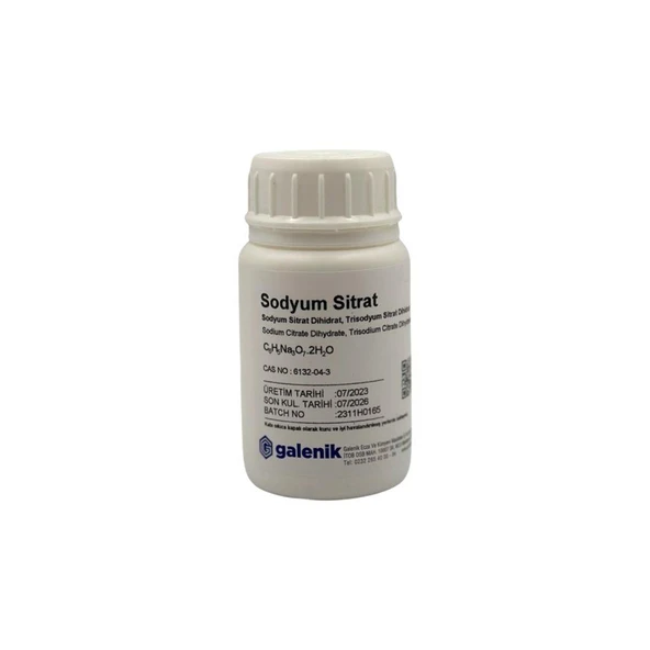 Galenik Sodyum Sitrat 100 Gr ürün görseli 1