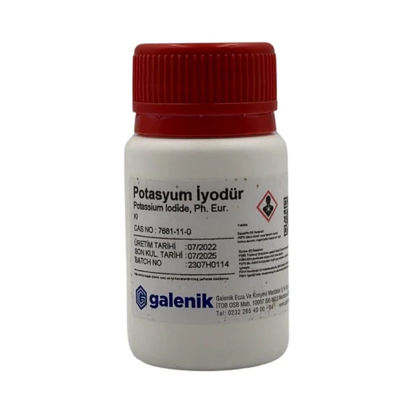 Galenik Potasyum İyodür 50 G ürün görseli 1