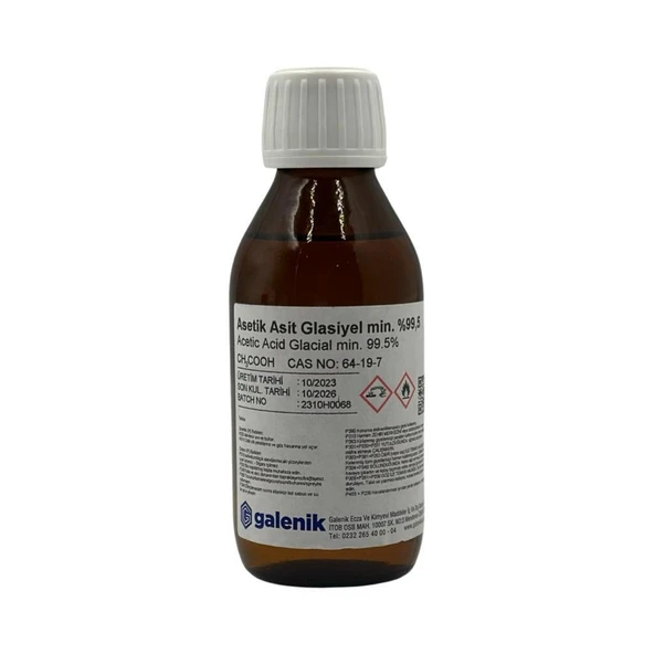 Galenik Asetik Asit Glasiyel %99 100 Ml ürün görseli 1