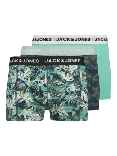 JACK JONES Erkek Çiçek Desenli 3 lü Pamuklu 12277719 ürün görseli 1