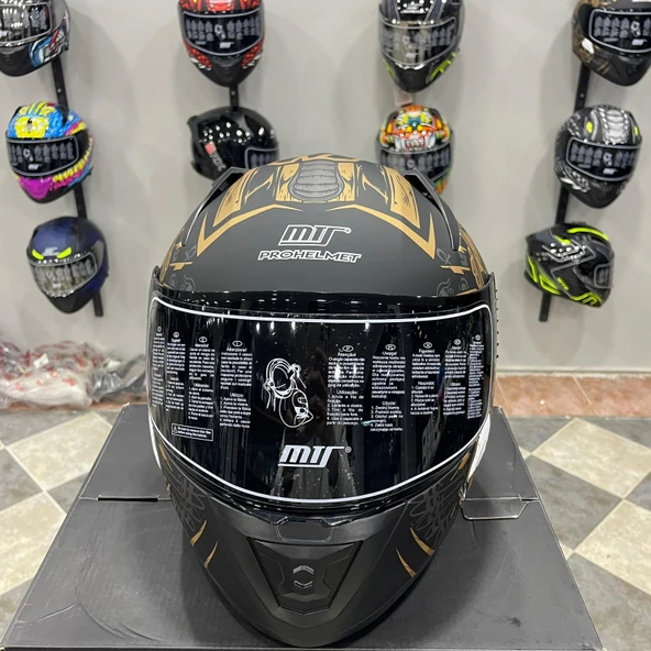 MTS M-801 SNAKE Full Face Kask ANUBIS - Resim 5