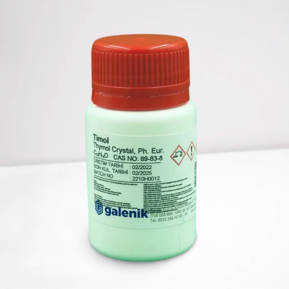 Galenik Timol ( Thymol ) 25 G ürün görseli 1