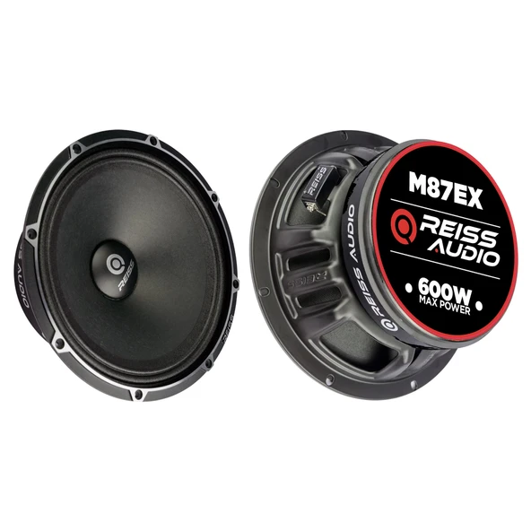 Reıss Audıo RS-M87EX 20 Cm 600 Watt Mıdrange Oto Hoparlör ürün görseli 1