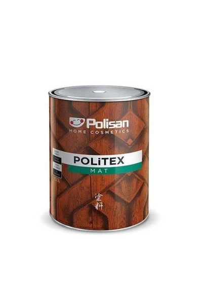 Polisan Politex Şeffaf Mat Vernik Su Geçirmez Uv Dirençli Yüksek Dayanım ürün görseli 1