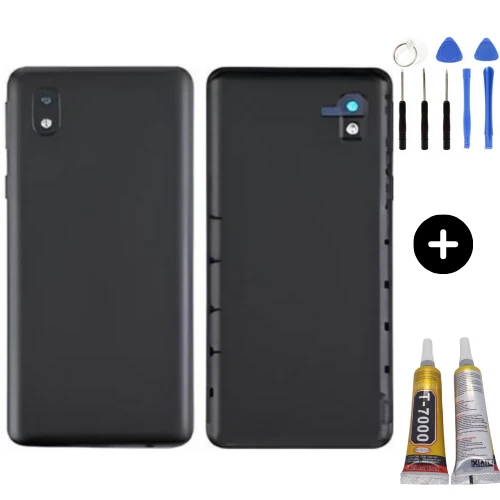 Samsung A01 Core SM-A013F Uyumlu Arka Pil Kapağı Siyah + Montaj Seti ürün görseli 1