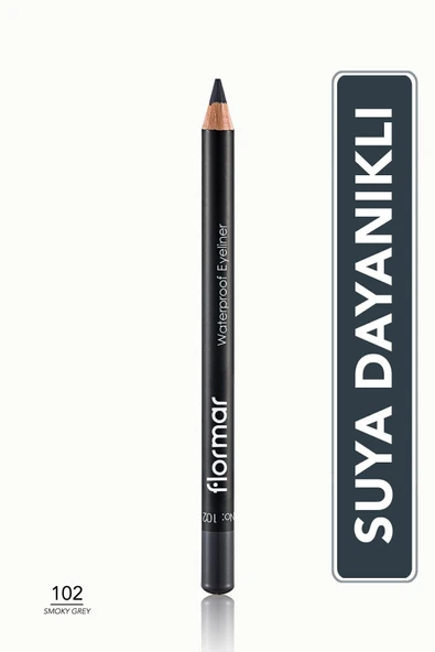 FLORMAR SUYA DAYANIKLI GÖZ KALEMİ - GRİ WATERPROOF ürün görseli 1