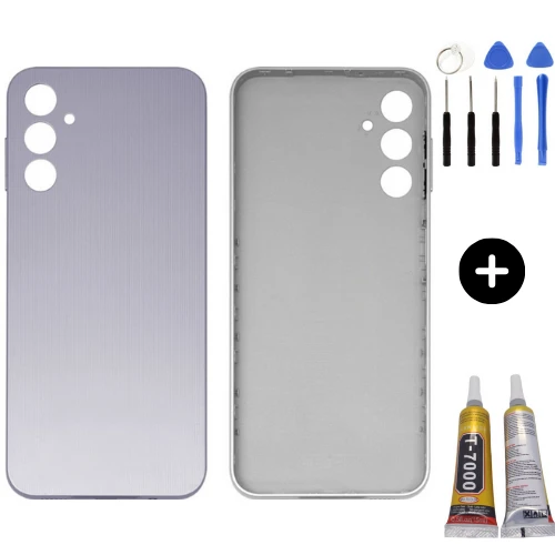 Samsung A14 SM-A145F Uyumlu Arka Pil Kapağı Beyaz + Montaj Seti ürün görseli 1
