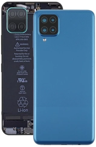 Samsung A12 SM-A215F Uyumlu Arka Pil Kapağı Mavi ürün görseli 1